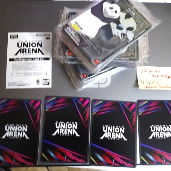 Union Arena 4pk Participation Card Set 28packs - Picture 3 of 3